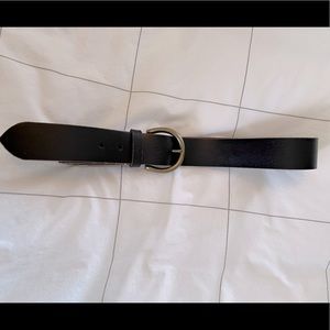 Frye Flat Panel Leather Belt